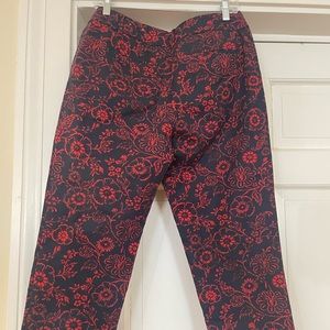 Ann Taylor Loft Julie floral Pant
